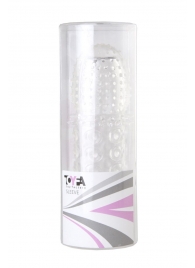 Прозрачная закрытая гелевая насадка - 13,5 см. - Toyfa Basic - в Таганроге купить с доставкой