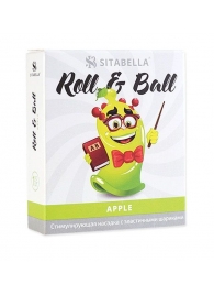 Стимулирующий презерватив-насадка Roll   Ball Apple - Sitabella - купить с доставкой в Таганроге