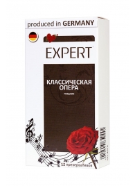 Гладкие презервативы Expert  Классическая опера  - 12 шт. - Expert - купить с доставкой в Таганроге