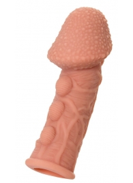 Насадка на фаллос с пузыриками, венками и ребристостью KOKOS Extreme Sleeve 09 - 12,7 см. - KOKOS - в Таганроге купить с доставкой
