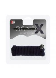 Чёрная веревка для связывания BONDX LOVE ROPE - 5 м. - Dream Toys - купить с доставкой в Таганроге