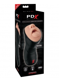 Мастурбатор-ротик Deep Throat Vibrating Stroker - Pipedream - в Таганроге купить с доставкой