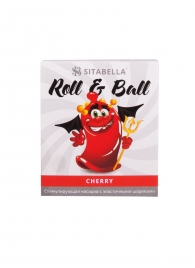 Стимулирующий презерватив-насадка Roll   Ball Cherry - Sitabella - купить с доставкой в Таганроге