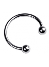 Серебристая подкова на головку пениса - ToyFa - купить с доставкой в Таганроге