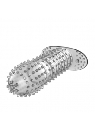 Закрытая прозрачная насадка Crystal sleeve - 12 см. - Erowoman-Eroman - в Таганроге купить с доставкой