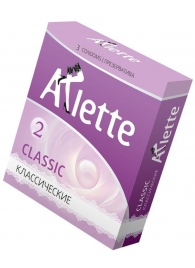 Классические презервативы Arlette Classic - 3 шт. - Arlette - купить с доставкой в Таганроге