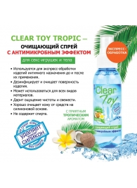 Очищающий спрей для игрушек CLEAR TOY Tropic - 100 мл. - Биоритм - купить с доставкой в Таганроге