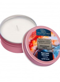 Массажная свеча  Фруктовая фантазия - БиоМед - купить с доставкой в Таганроге