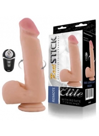 Перезаряжаемый ротатор с пультом ДУ - 18 см. - ToyFa купить в Таганроге с доставкой в Orgasmix.ru Перезаряжаемый ротатор с пультом ДУ - 18 см. - ToyFa