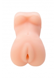 Телесный мастурбатор в виде женской фигурки - Toyfa Basic - в Таганроге купить с доставкой