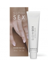 Гель для мастурбации с ароматом кокоса Slow Sex Finger Play Gel - 30 мл. - Bijoux Indiscrets - купить с доставкой в Таганроге