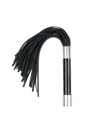 Черная плеть Easytoys Flogger With Metal Grip - 38 см. - Easy toys - купить с доставкой в Таганроге