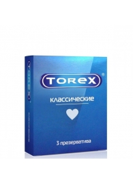 Гладкие презервативы Torex  Классические  - 3 шт. - Torex - купить с доставкой в Таганроге