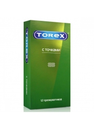 Текстурированные презервативы Torex  С точками  - 12 шт. - Torex - купить с доставкой в Таганроге