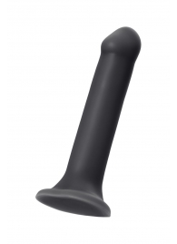 Черный фаллос на присоске Silicone Bendable Dildo XL - 20 см. - Strap-on-me - купить с доставкой в Таганроге