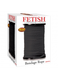 Черная веревка для связывания Bondage Rope - 60,9 м. - Pipedream - купить с доставкой в Таганроге