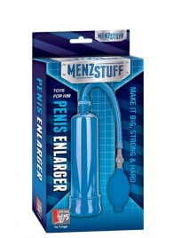 Синяя вакуумная помпа MENZSTUFF PENIS ENLARGER - Dream Toys - в Таганроге купить с доставкой