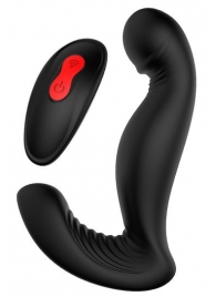 Черный вибромассажер простаты SWIRLING P-PLEASER - Dream Toys - в Таганроге купить с доставкой