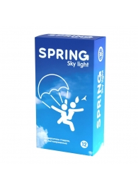 Ультратонкие презервативы SPRING SKY LIGHT - 12 шт. - SPRING - купить с доставкой в Таганроге