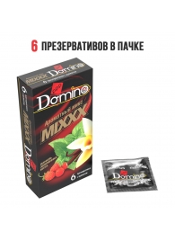 Ароматизированные презервативы DOMINO  Ароматный микс  - 6 шт. - Domino - купить с доставкой в Таганроге