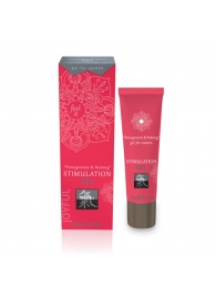 Возбуждающий интимный гель для двоих STIMULATION GEL Pomegranate   Nutmeg - 30 мл. - Shiatsu - купить с доставкой в Таганроге