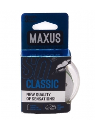 Классические презервативы в пластиковом кейсе MAXUS Classic - 3 шт. - Maxus - купить с доставкой в Таганроге