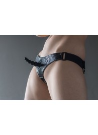 Черные трусики Better с анальной насадкой - 8 см. - Lola Games - купить с доставкой в Таганроге