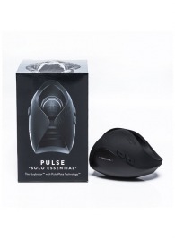 Черный инновационный мужской вибратор PULSE SOLO ESSENTIAL - Hot Octopuss - в Таганроге купить с доставкой