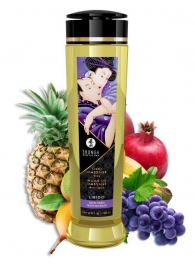 Массажное масло Libido Exotic Fruits с ароматом экзотических фруктов - 240 мл. - Shunga - купить с доставкой в Таганроге