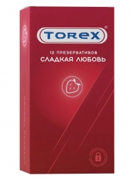 Презервативы Torex  Сладкая любовь  с ароматом клубники - 12 шт. - Torex - купить с доставкой в Таганроге