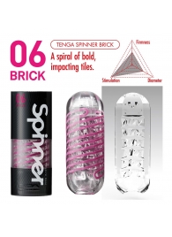 Мастурбатор SPINNER Brick - Tenga - в Таганроге купить с доставкой