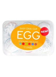 Набор из 6 мастурбаторов Tenga EGG Easy Beat с различным рельефом - Tenga - в Таганроге купить с доставкой