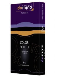 Разноцветные презервативы DOMINO Colour Beauty - 6 шт. - Domino - купить с доставкой в Таганроге