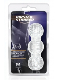 Прозрачный фигурный мастурбатор Master Stroker - Blush Novelties - в Таганроге купить с доставкой