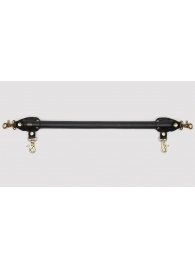 Черная распорка для ног Bound to You Faux Leather Spreader Bar - 50,8 см. - Fifty Shades of Grey - купить с доставкой в Таганроге