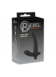 Черный вибромассажер простаты Naughty Finger Prostate Vibe - 13,8 см. - Orion - в Таганроге купить с доставкой