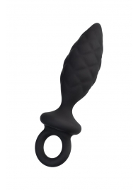 Черная анальная пробка Strob M - 13,5 см. - Erotist Adult Toys