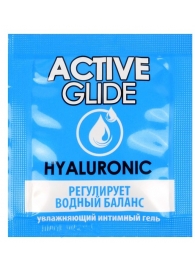 Лубрикант на водной основе Active Glide с гиалуроновой кислотой - 3 гр. - Биоритм - купить с доставкой в Таганроге