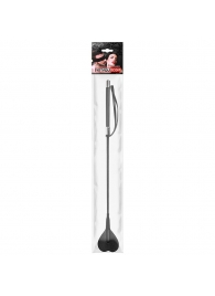 Черный стек с наконечником-сердечком - 54 см. - Notabu - купить с доставкой в Таганроге