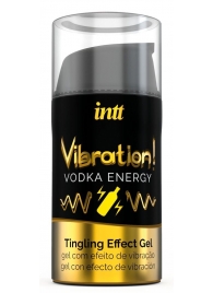 Жидкий интимный гель с эффектом вибрации Vibration! Vodka Energy - 15 мл. - INTT - купить с доставкой в Таганроге