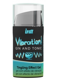 Жидкий интимный гель с эффектом вибрации Vibration! Gin   Tonic - 15 мл. - INTT - купить с доставкой в Таганроге