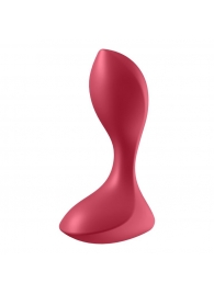 Красный вибромассажёр простаты Satisfyer Backdoor Lover - 14 см. - Satisfyer - в Таганроге купить с доставкой