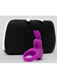 Фиолетовое эрекционное виброкольцо Happy Rabbit Cock Ring Kit - Happy Rabbit - в Таганроге купить с доставкой