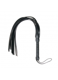 Черный флоггер Flogger Whip - 46 см. - Easy toys - купить с доставкой в Таганроге