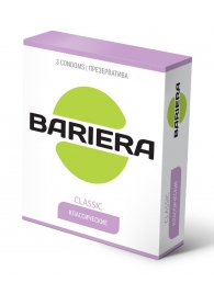 Классические презервативы Bariera Classic - 3 шт. - Bariera - купить с доставкой в Таганроге