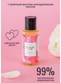 Массажное масло Pleasure Lab Delicate с ароматом пиона и пачули - 50 мл. - Pleasure Lab - купить с доставкой в Таганроге