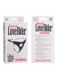 Трусы для страпона с универсальным креплением Universal Love Rider Luxe Harness - California Exotic Novelties - купить с доставкой в Таганроге