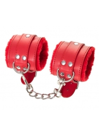 Красные наручники Anonymo из искусственной кожи - ToyFa - купить с доставкой в Таганроге Красные наручники Anonymo из искусственной кожи - ToyFa - купить с доставкой в Таганроге