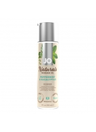 Массажное масло с ароматом перечной мяты и эвкалипта JO Naturals Peppermint   Eucalyptus - 120 мл. - System JO - купить с доставкой в Таганроге