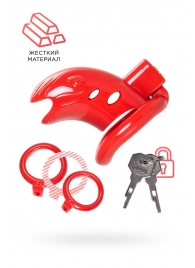 Красный мужской пояс верности из пластика - ToyFa - купить с доставкой в Таганроге